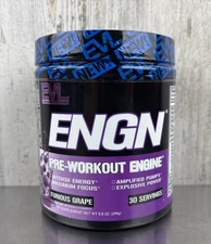 EVL Nutrition ENGN Pre Workout Engine Furious Grape 30 Servings *12/2025*