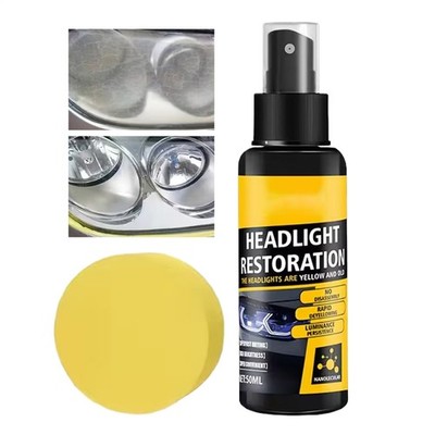 Auto-Scheinwerfer-Restaurierungsflüssigkeit, Sonnenschutz, 50 ml, Scheinwerferf