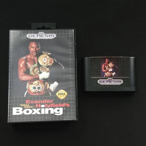 Evander Holyfield's "Real Deal" Boxing - Sega Genesis - Hangtab - No Manual