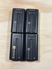 4 Sony NP-F330 F550 Battery Sony Camcorder Camera InfoLITHIUM OEM UNTESTED