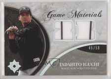 2006 Ultimate Collection Game Materials 45/50 Tadahito Iguchi #UGM-TI 0c3