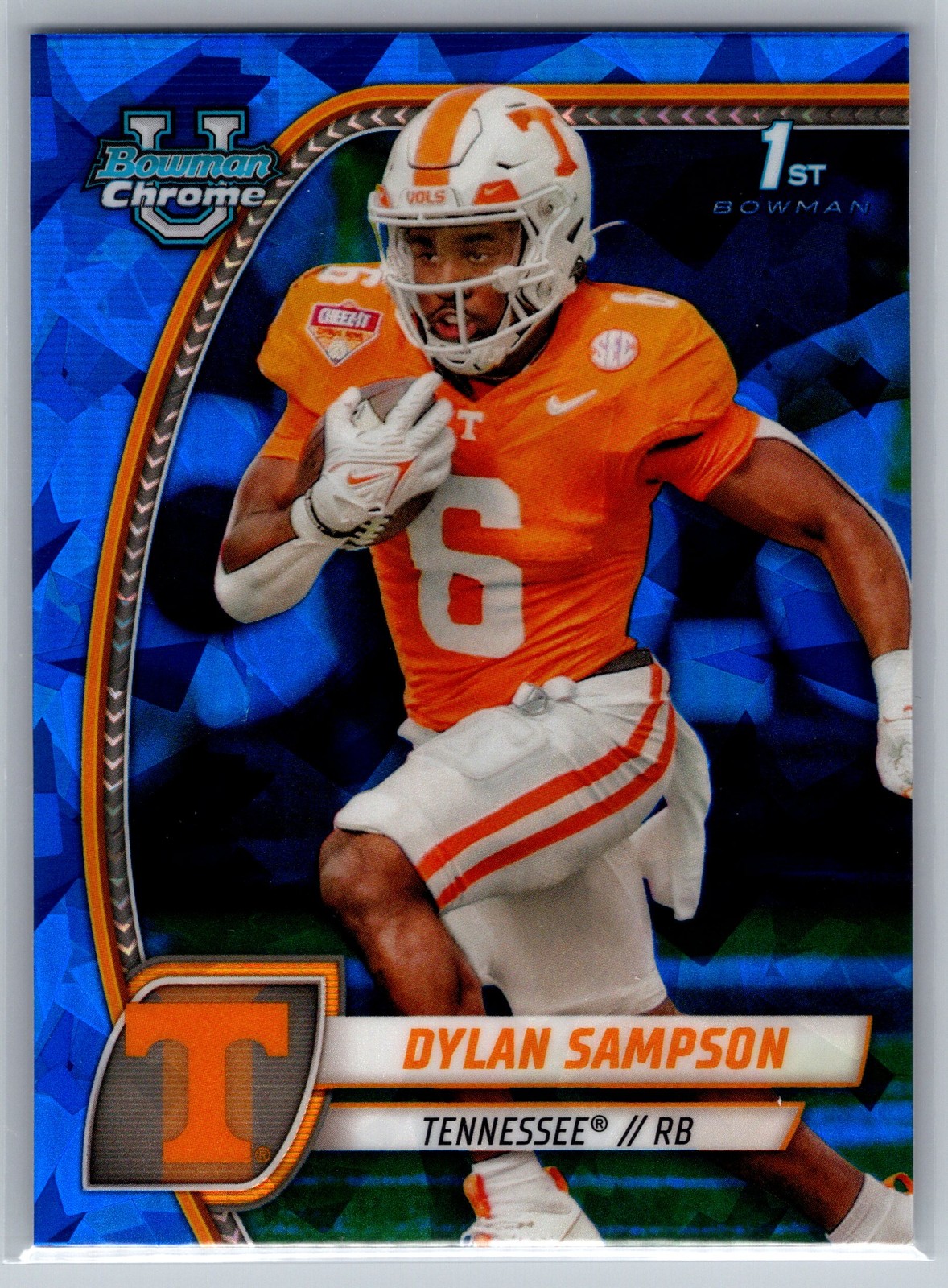 2024 Bowman University Chrome Sapphire Dylan Sampson #69 Tennessee
