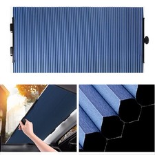 Retractable Windshield Sun Shade for Car, Cordless Cellular Sun Visor Protect...