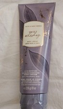 Bath and Body Works Body Cream 8oz. SWEET WHISKEY