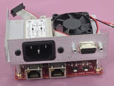 Biamp AudiaFlex CM-1 CobraNet Card 380-0647-90C with Fan  Power Input Module