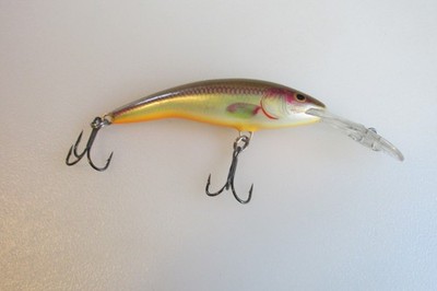 Lot #8100 Rapala Tail Dancer TD-7 RC Redtail Chub Color Crankbait VG Condition