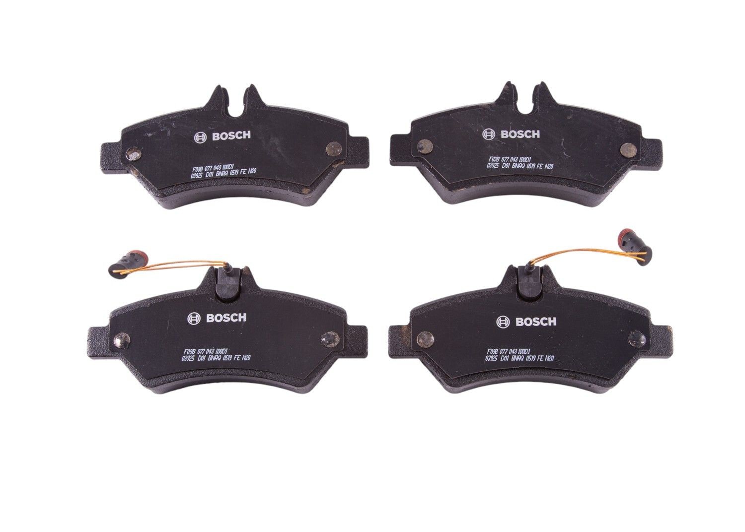 Bosch Rear Disc Brake Pads with Sensor for Mercedes Dodge Freightliner Sprinter-image