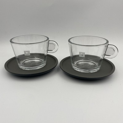 NESPRESSO View Collection Cappuccinotassen & Untertassen Kaffee 2er Set