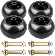 4x Mower Deck Wheels Kit For Exmark 103-3168 116-9981 Kubota Anti Scalp Wheel