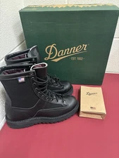 DANNER ACADIA 8" GORE-TEX BLACK LEATHER USA MADE BOOTS WOMENS SIZE 7 M