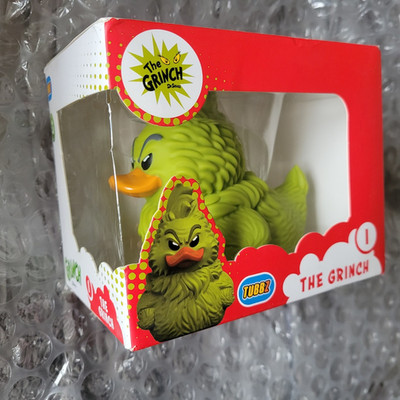 TUBBZ Boxed Edition Dr. Seuss Grinch Sammlerstück Vinyl Rubber Duck Figur Neu