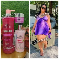 3 In 1 Skin DOCTOR PARIS Egyptian Glow Brightening Shower Gel +Lotion + F Cream 