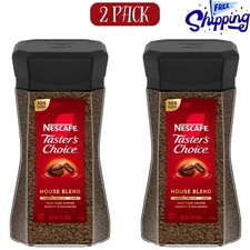 Nescafé Tasters Choice House Blend Natural Light med Roast Instant Coffe 7Oz 2PK