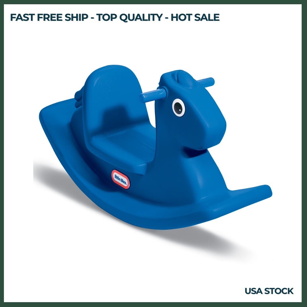 Little Tikes Outdoor & Indoor Balance Rocking Horse Toddlers, Girls Boys, Blue