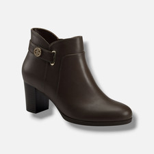 Giani Bernini Womens' Brown Artemyss Memory Foam Booties Shoes Size 7