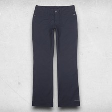 Columbia Hiking Pants Women 8S Black Zip Pockets Omni-Shield Advanced Repellency