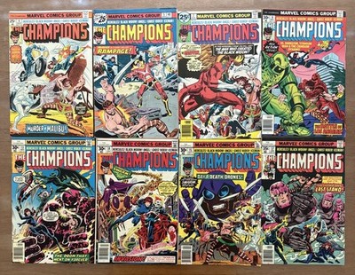 Marvel Comics The Champions Lot Of 8 Issues #4, #5, #7, #9, #13, #14, #15, #17 ￼