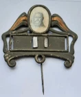 WWI Patriotic Badge with Portrait of Hindenburg