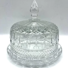 Irish Shannon Crystal ‘Brandon’ Covered Cheese Dome 24% Lead