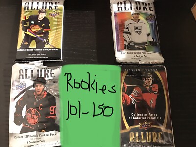 2023-24 2022-23 2021-22 2020-21 Upper Deck Hockey Allure SP Rookies 101-150 PICK
