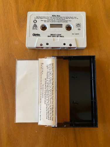Meat Loaf Bat Out of Hell Vintage Cassette Tape Oct 1977 PET 34974 Rock Metal - Picture 7 of 7