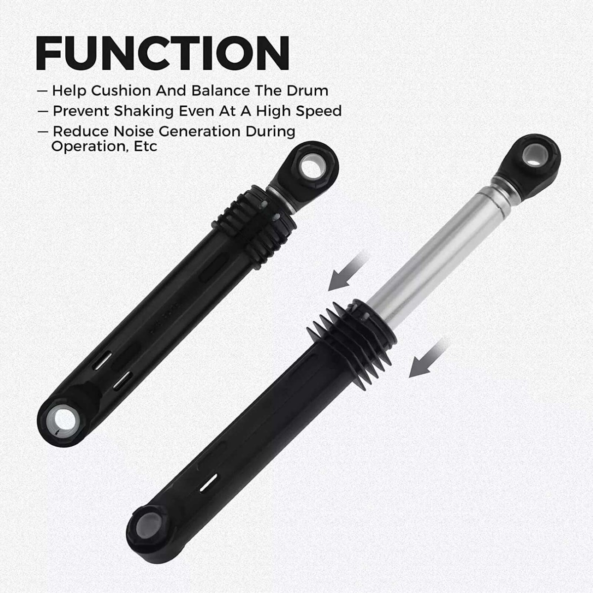 Shock Absorber Replacement Kit For LG & Kenmore Dryers - Compatible With 383EER3001G, AP4437743 Models