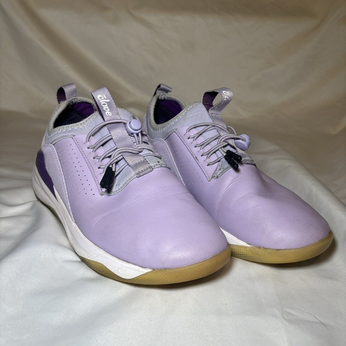 Clove Shoes Lavender Purple Easy Clean Leather Nursing Sneakers Size  Women’s
