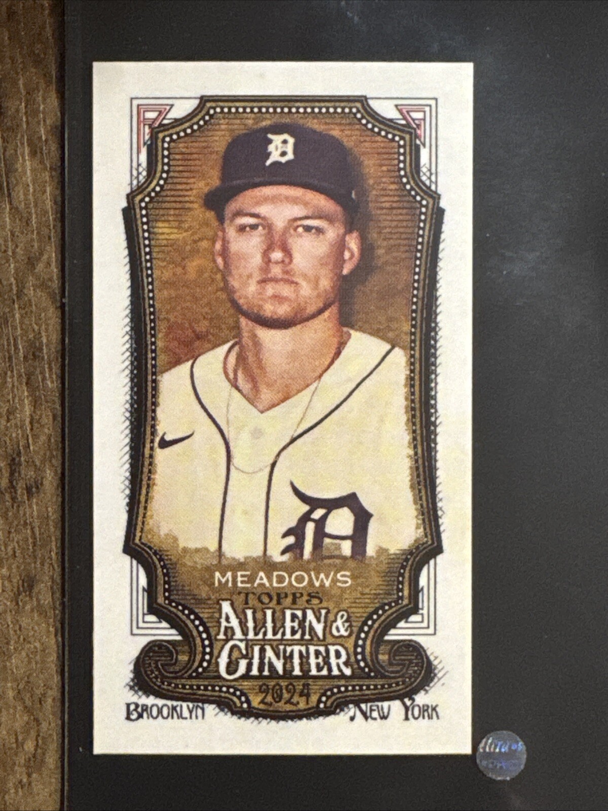 2024 Topps Allen & Ginter Mini #146 Parker Meadows Tigers Baseball Card