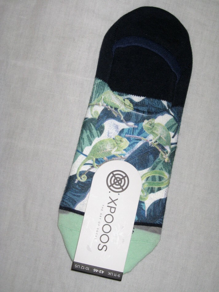XPOOOS  Chameleon  Invisible Trainer Liner Socks   Size 9 - 11