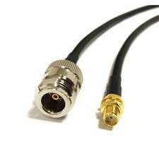 SMA Female Nut to N type Female pigtail cable 50cm 20" for wifi wireless router