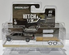 Greenlight 1:64 Hitch  Tow 2015 Ford F-150 Flatbed Trailer