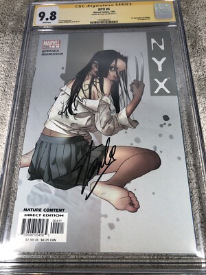 NYX 4 CGC 9.8 SS Stan Lee 1st Appearance Tatiana 2nd X 23 Logan