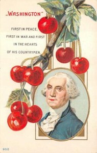 President George Washington Cherry Tree Embossed Patriotic Postcard C 1910 35 Ebay
