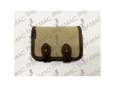 Hunting Buffalo Leather/Canvas Rifle Belt Cartridge Holder Pouch. US Seller.