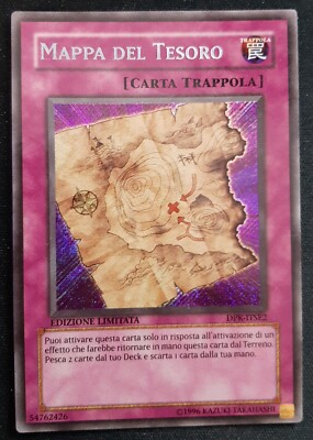 Seltene geheime Schatzkarte auf Italienisch DPK-ITSE2 YUGIOH