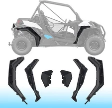 6pcs Extended Fender Flares Mud Flaps/ Guards For Can-Am Maverick Trail Sport