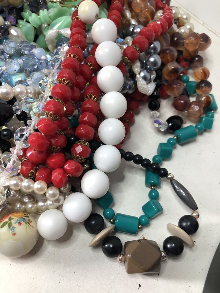 Lot Of Beaded Necklaces Vintage To Modern eBay