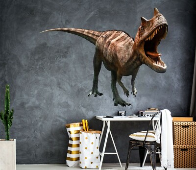 3D Dinosaurier H589 Tier Wallpaper Wandbild Poster Wandaufkleber Abziehbild Hone