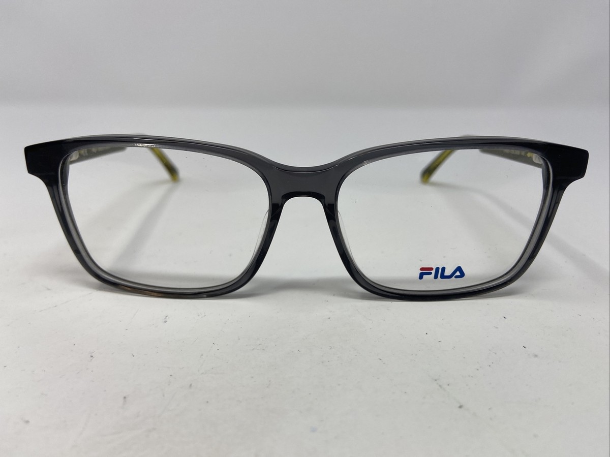 Fila Gray Plastic Glasses  (Frames) FILA VF9278 Gray/Clear/Blue Prescription Eyeglasses main image 2