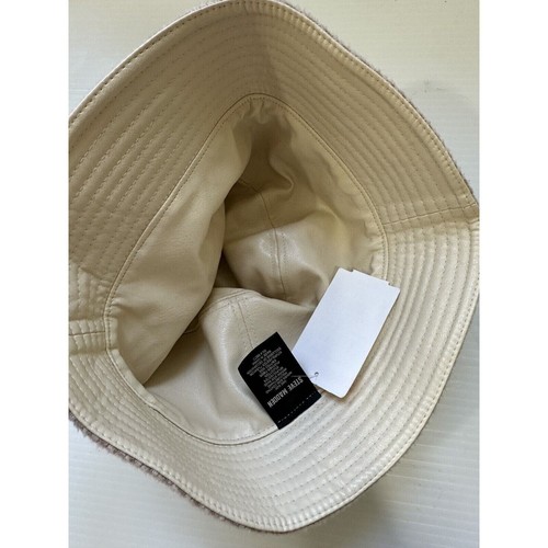 Steve Madden Corduroy Bucket Hat Cream One Size - Picture 2 of 3