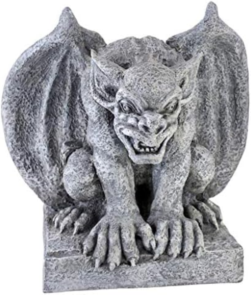 Design Toscano Gomorrah Il Gargoyle Statua Decorativa in Stile Gotico, poliresin