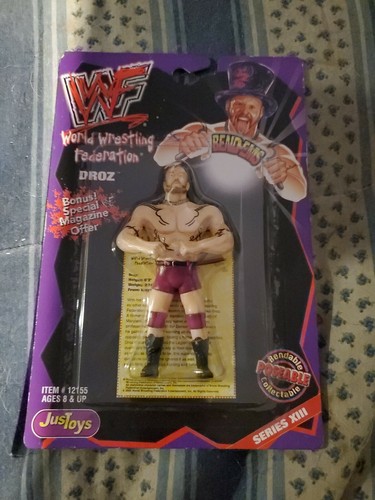 WWF Just Toys Bend-Ems series XIII DROZ SUPER RARE...