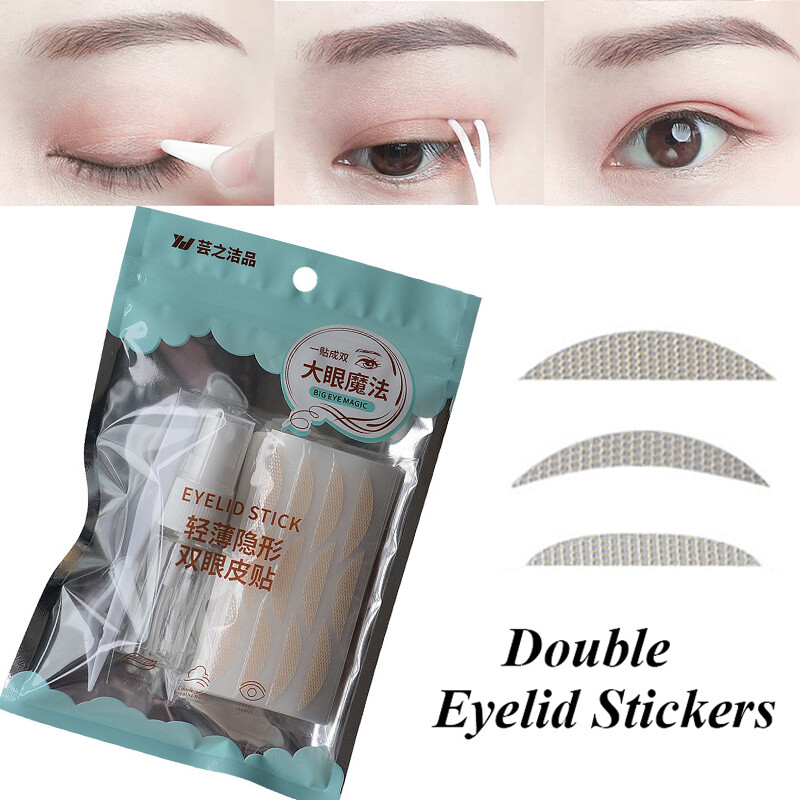 Invisible Lace Mesh Double Eyelid Lift Strip Tape Waterproof Adhesive  Makeup US