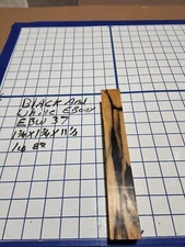 Black and White Ebony  Wood turning  blank  1 3/4"x 1 3/4"x  11 1/2 " EBW37