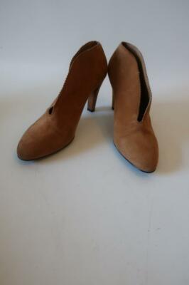 WOMENS FRATELLI ROSSETTI TAN SUEDE ANKLE BOOTIES SZ 40 EUR/US 10*