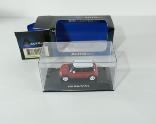 Autoart BMW Mini Cooper Red 20024 1/64 Diecast Model Car Original Box M5 - Picture 6 of 7