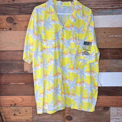 Tropicana Hawaiian Shirt Mens XL Promo for Moby 101 FM Houston Tx