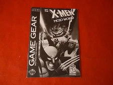 X-Men Mojo World Sega Game Gear Instruction Manual Booklet ONLY