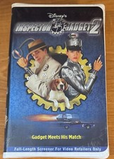 Disney's Inspector Gadget 2 VHS, 2003 - RARE Demo Tape Screener - Sealed