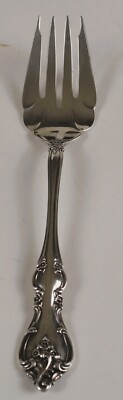 International Deep Silver Orleans Silver/Flatware Cold Meat Fork  Silver Plate